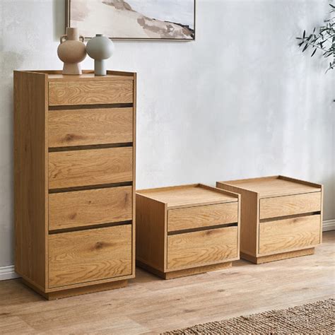 Bedside Tables And Tallboy Set