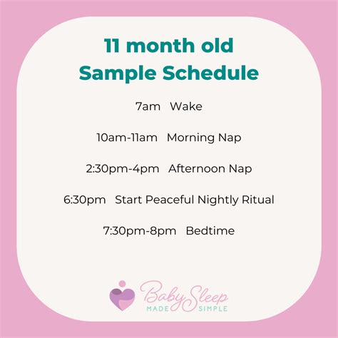 Bedtime For A 11 Month Old