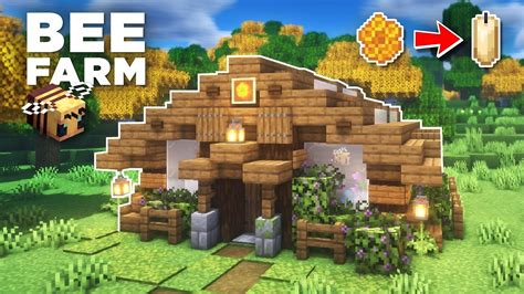Bee Farm Design Minecraft