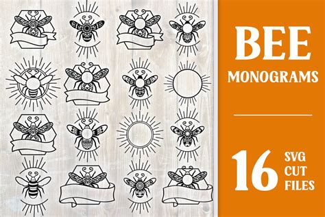 Download bee-monogram-2 SVG