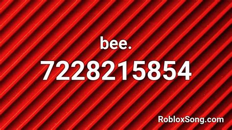 bee. From groovy dominoes Roblox ID - Roblox music codes