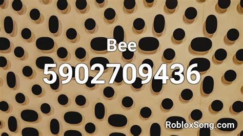 bee. Roblox ID