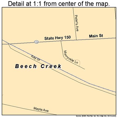 Beech Creek Pa Map