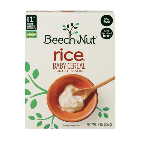 beechnut infant cereal