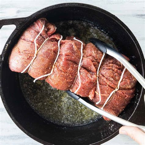 beef tenderloin steaks cast iron skillet