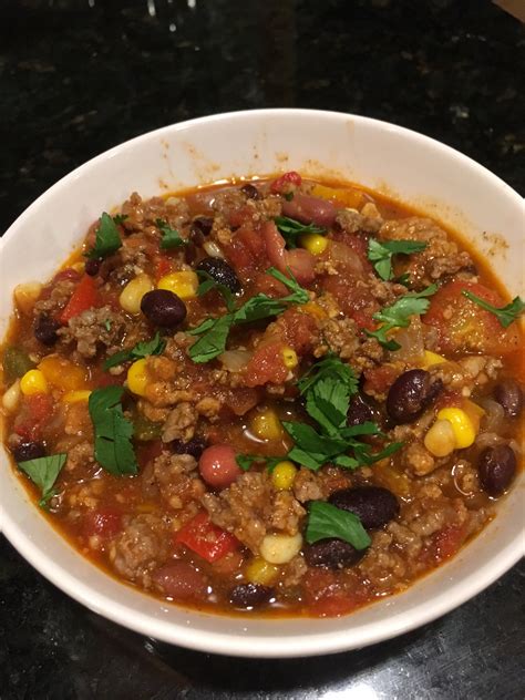 beef and bean chili recipes with ground beef