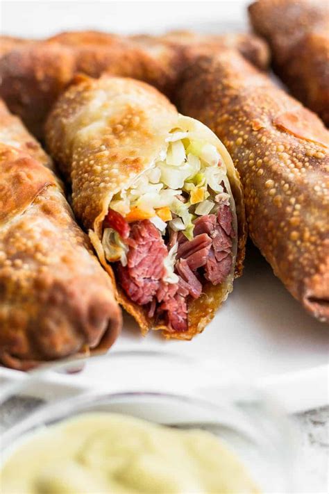 Beef And Cabbage Egg Rolls