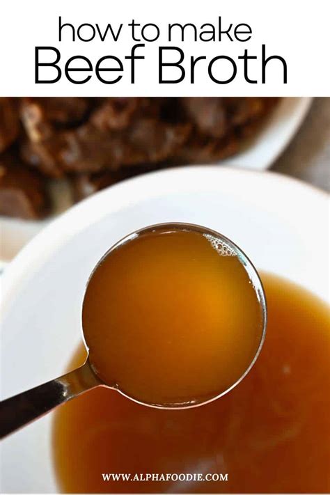 Beef Bone Broth Without Vegetables