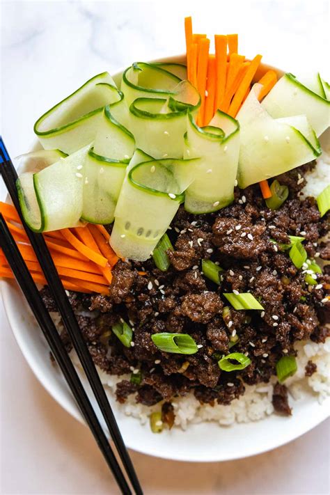 Beef Bulgogi Using Ground Beef