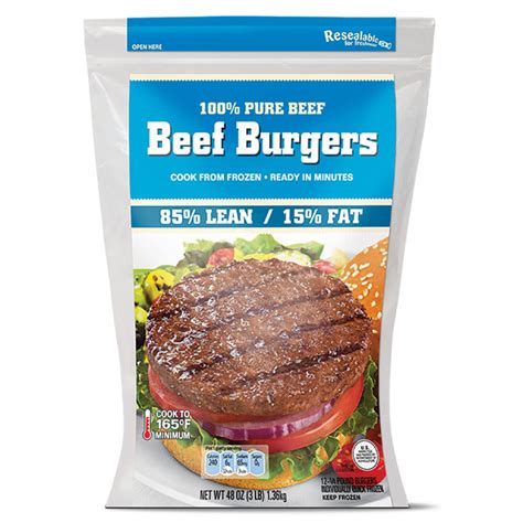 Beef Burger Patties Aldi