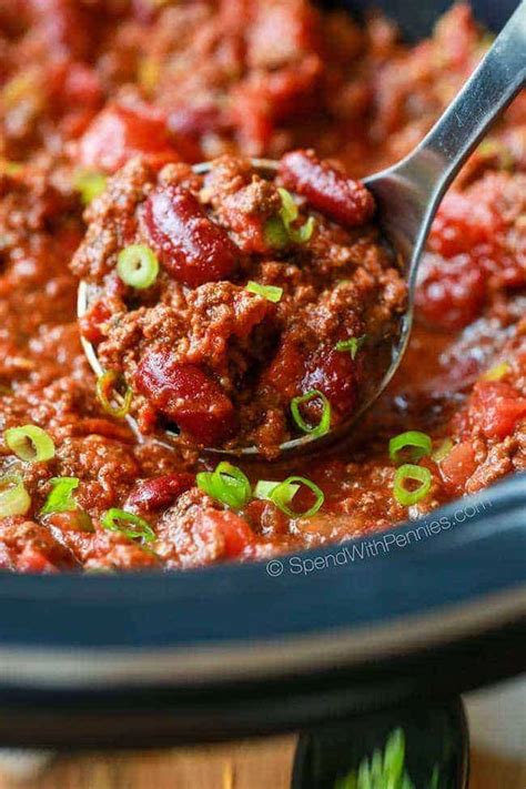 beef chili recipes with beans crock pot