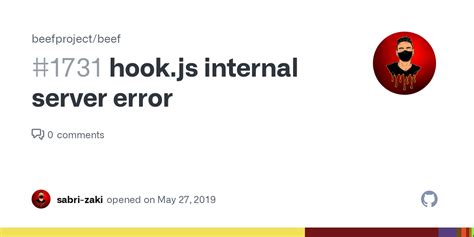 Beef Hook.js Internal Server Error