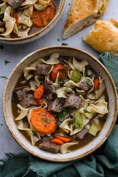 Beef Noodle Soup Serving Suggestions