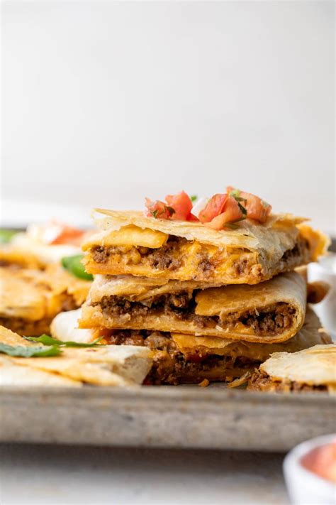 Beef Quesadilla Sheet Pan