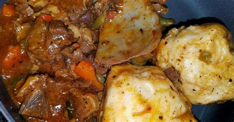 Beef Stew And Dombolo