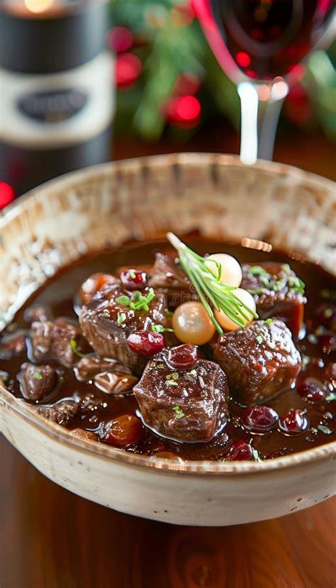 Beef Stew Red Wine Reduction