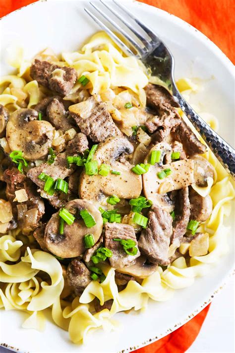 Beef Stroganoff Egg Noodle Substitute