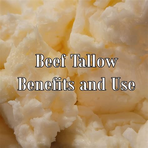 beef tallow soap benefits