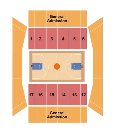 Beeghly Center Seating Chart