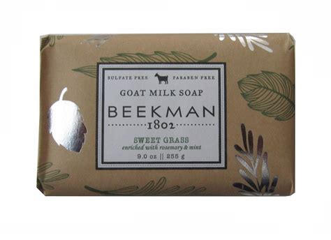 beekman 1802 goat milk soap sweet grass