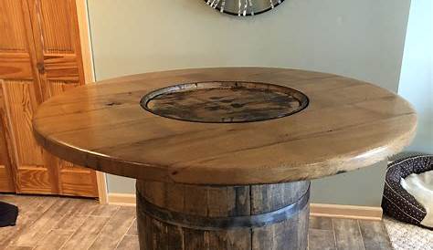 Stunning Rustic Hand Made to order Beer Barrel Table | Etsy