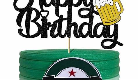 Beer Cake Topper for Birthday, Bucks Party, Batchelor Party - Beer
