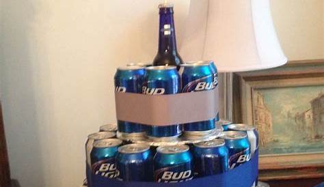 Made by Samantha: Beer Can Birthday Cake