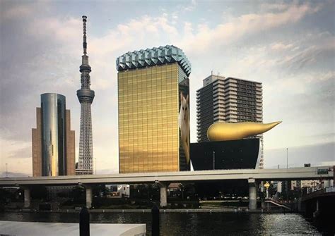The Asahi beer hall is considered one of Tokyo's most recognizable