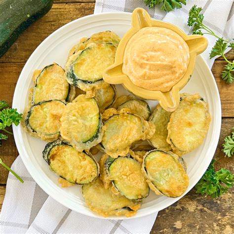 Beer Battered Zucchini