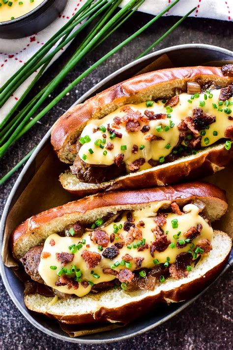 Beer Cheese Brats