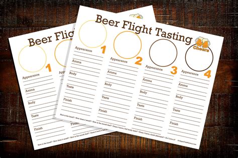 Beer Flight Template