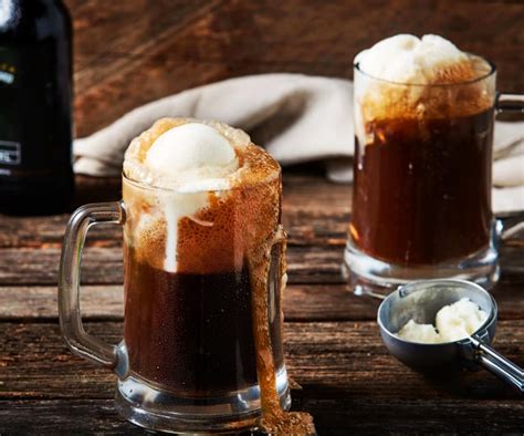Beer Float With Vanilla Ice Cream