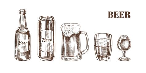 Beer Vector Drawing