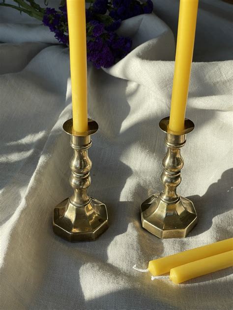 Beeswax Candle Holders