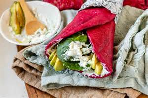 Beet Green Wraps