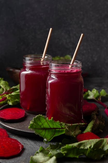 Beet Juice Jars