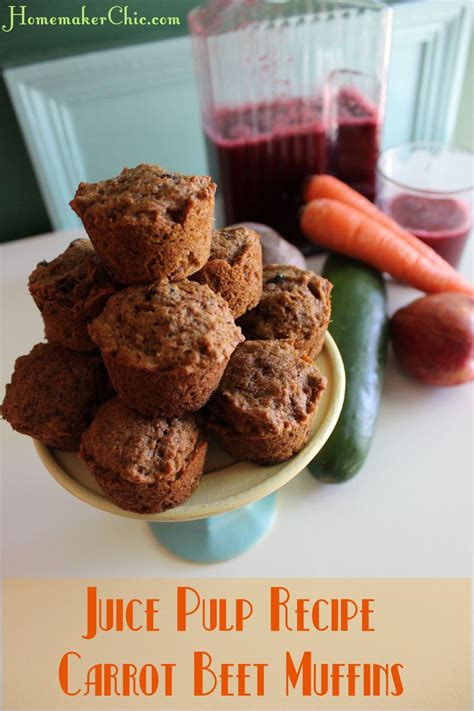 Beet Juice Pulp Muffins