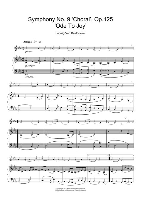 beethoven's 9th symphony ode to joy lyrics