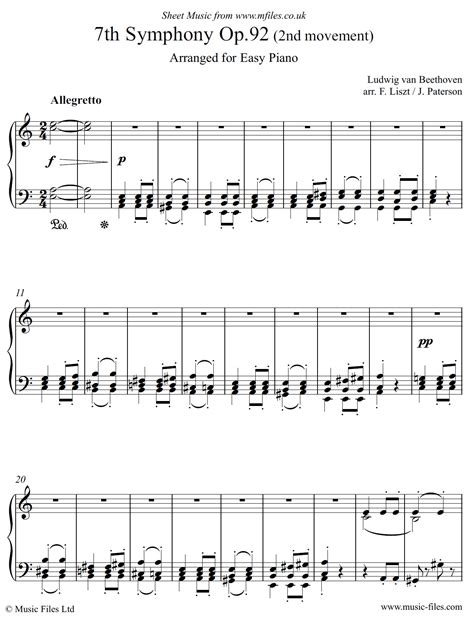 beethoven 7th 2nd movement