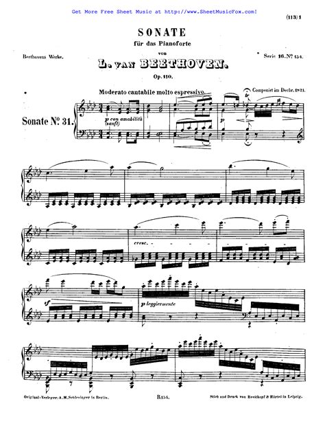 beethoven piano sonata 31 youtube