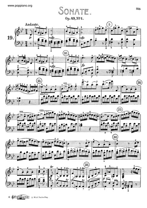 beethoven piano sonata no 19