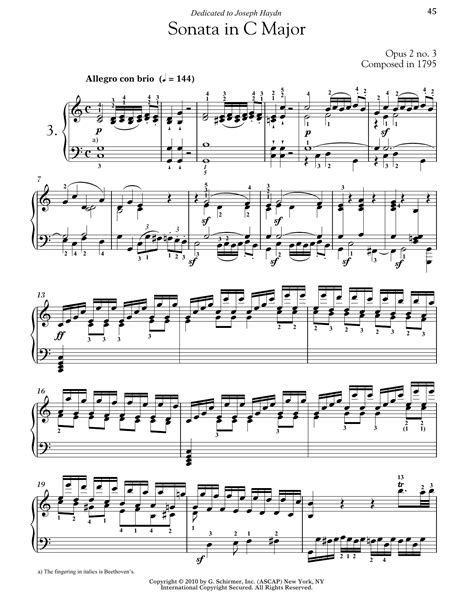 beethoven piano sonata op 2 no 3