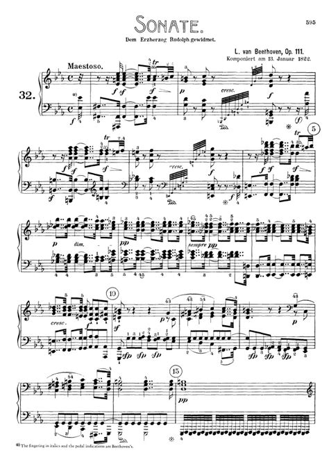 beethoven sonate 32 opus 111