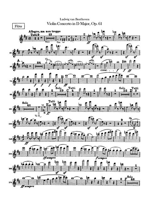 beethoven violin concerto pdf