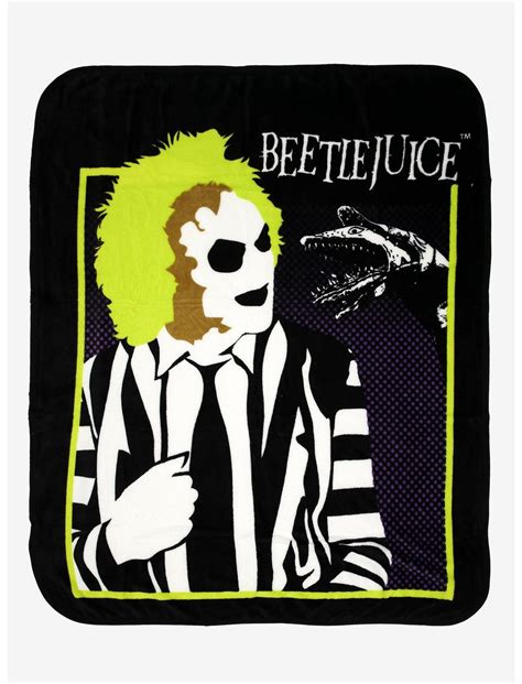 Beetlejuice Blanket Hot Topic