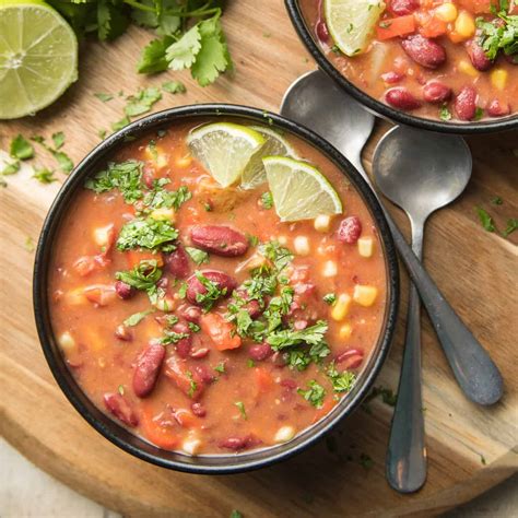 Beetroot And Kidney Bean Soup