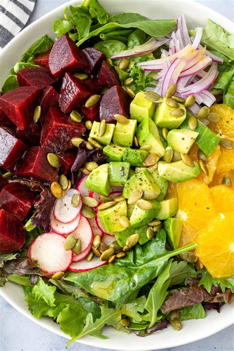 beetroot avocado salad