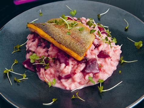Beetroot Horseradish Risotto