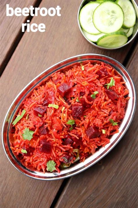 Beetroot Pulao Hebbar's Kitchen