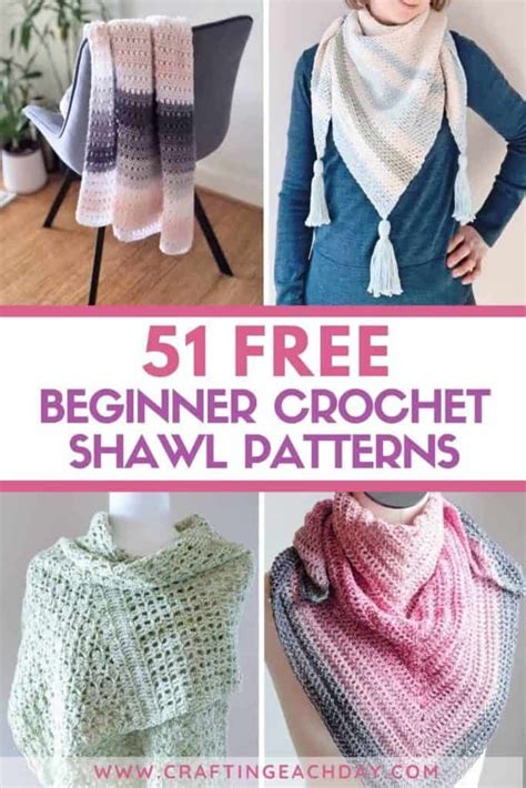 Beginner Crochet Pattern For Shawl